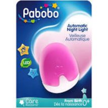 Pabobo veilleuse murale automatique rose pour Bébé