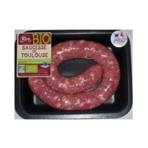 Charcuterie rey saucisse de toulouse bio artisanale 350g