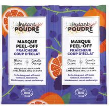Instant poudré masque peel-off fraîcheur coup d'éclat 2 x 8g