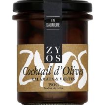 Zyos cocktail d'olives 190g