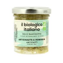 Biologico italiano crème d'artichauts et romarin bio 90g
