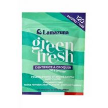 Lamazuna dentifrice à croquer poudre d'ortie et arôme menthe avec fluor 32g Biologique