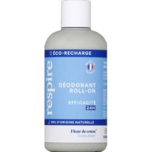 Respire déco-recharge déodorant fleur de coton 24h 150ml