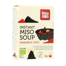 Lima instant miso soup tofu & wakamé bio 4x10g Biologique