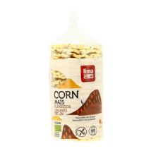 Lima galettes de maïs et graines de lin 130g Biologique