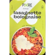 Pure lasagnette bolognaise avec béchamel