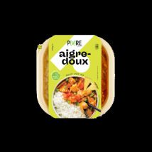 Pure poulet aigre-doux avec riz 400g Halal