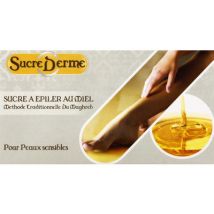 Sucre derme sucre à epiler au miel pour peaux sensibles 300g pour femme