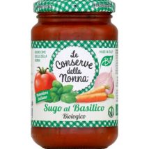 Conserve della nonna sauce au basilic, bio 350 g