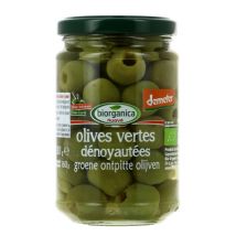 Bio organica nuova olives vertes dénoyautées 160g bio Biologique