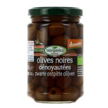 Bio organica nuova olives noires dénoyautées 160g bio Biologique