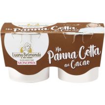 Luana belmondo x ma panna cotta au cacao 2x100g - Luana Belmondo X Monoprix