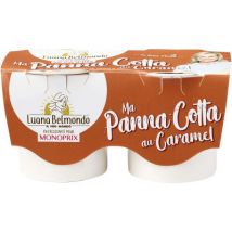 Luana belmondo x monoprix panna cotta au caramel 2x100g - Luana Belmondo X Monoprix
