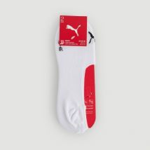 Puma paires de chaussettes invisibles t 39-42 blanc x2