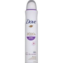 Dove déodorant zéro % alcool zinc protect parfum fleur de cerisier 200ml