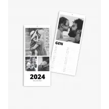 Calendario olandese silhouette 2024 con le tue foto