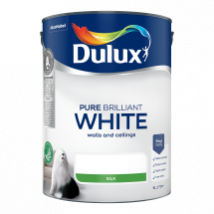 Dulux Silk Pure Brilliant White, 5L