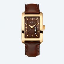 Jean Marcel Herrenuhr "Quadrum III" braun