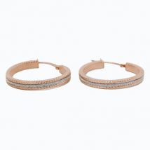 Creolen 925 Sterling Silber rosévergoldet