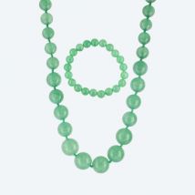 Set 2-teilig Collier+Armband Jade