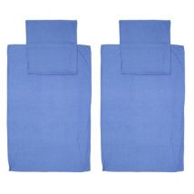 Teddy Bettwäsche 4tlg. blau