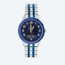 Richter & Söhne Funk-Solar Herrenuhr Keramik blau