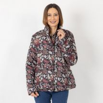 Damen-Wendejacke 'Chambery' schwarz/multicolor