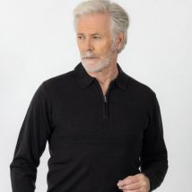 Cashmerelike Herren Pullover schwarz