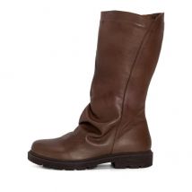 Andrea Conti Damen Lederstiefel dunkelbraun