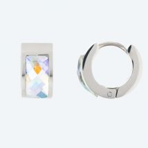 Steelura Creolen Edelstahl Regenbogen