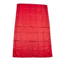 Tischdecke Damast Ilex Zweig 130x220cm rot