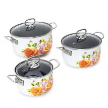 KING Kochtopfset Rosentraum 3tlg.