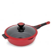 KING Click-Grip Bratpfanne 28cm mit Deckel Rot