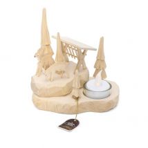 Schnitzerei Futterkrippe 14cm