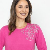 Cashmerelike by BLUE SEVEN Pullover fuchsia