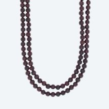 Collier Granat Schmuckverschluß