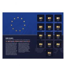 13 Gold Münz-Barren "Euro-Kollektion"