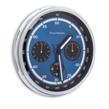 Pierre Chaubert Funk-Wanduhr blau-schwarz