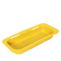 Verstellbarer Waschbecken Korbeinsatz gelb
