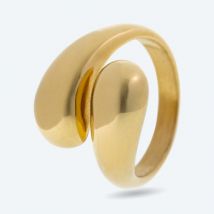 Ring Edelstahl vergoldet