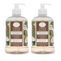 Flüssigseife aus Italien Kokos 2x500ml