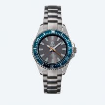 Shield Herrenuhr "Abyss" Quarz, 20 ATM, silber