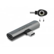 Delock USB Typ-C > Klinkenbuchse + USB Typ-C PD