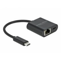 Delock USB Type-C™ > Gigabit LAN + Power Delivery