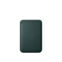 Apple Feingewebe Wallet iPhone | Dunkelgrün
