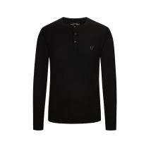 JP1880 Longsleeve mit Serafino-Kragen
