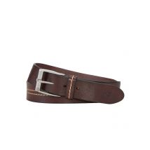 camel active Gürtel aus genarbtem Leder mit Bestickung