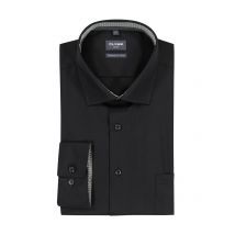 OLYMP Luxor, Modern Fit Unifarbenes Hemd mit Ausputz