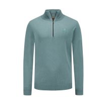BOSS ORANGE Troyer Pullover aus Baumwolle mit Kaschmir