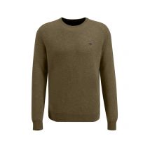 Fynch-Hatton Pullover im Baumwoll-Strick mit Logo-Stickerei